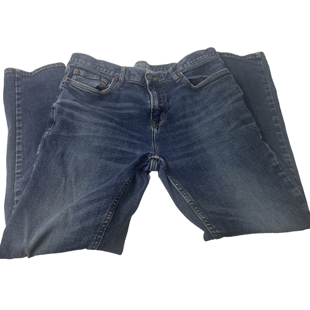 Old Navy Slim Built-In Flex Jeans Mens 34x32 Blue Excellent Stretch Denim